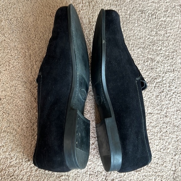 Prada Black Suede Slipper Loafers - Picture 8 of 13
